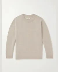 SSAM Pullover in cashmere spazzolato Neutri