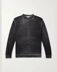 Acne Studios Pullover in misto lana, cotone e cashmere Karpo Nero