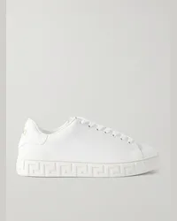 Versace Sneakers in materiale sintetico Bianco