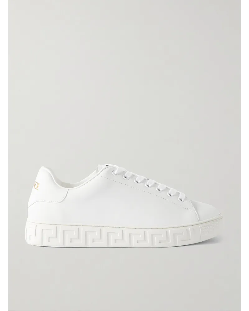 Versace Sneakers in materiale sintetico Bianco