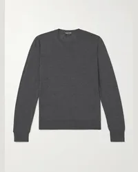 Tom Ford Pullover in misto cashmere e seta Grigio