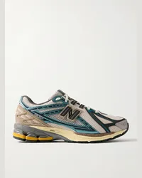 New Balance Sneakers in pelle e mesh 1906R Verde