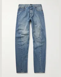 Maison Margiela Jeans a gamba dritta a pannelli Blu