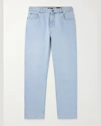 Balmain Jeans a gamba dritta Blu