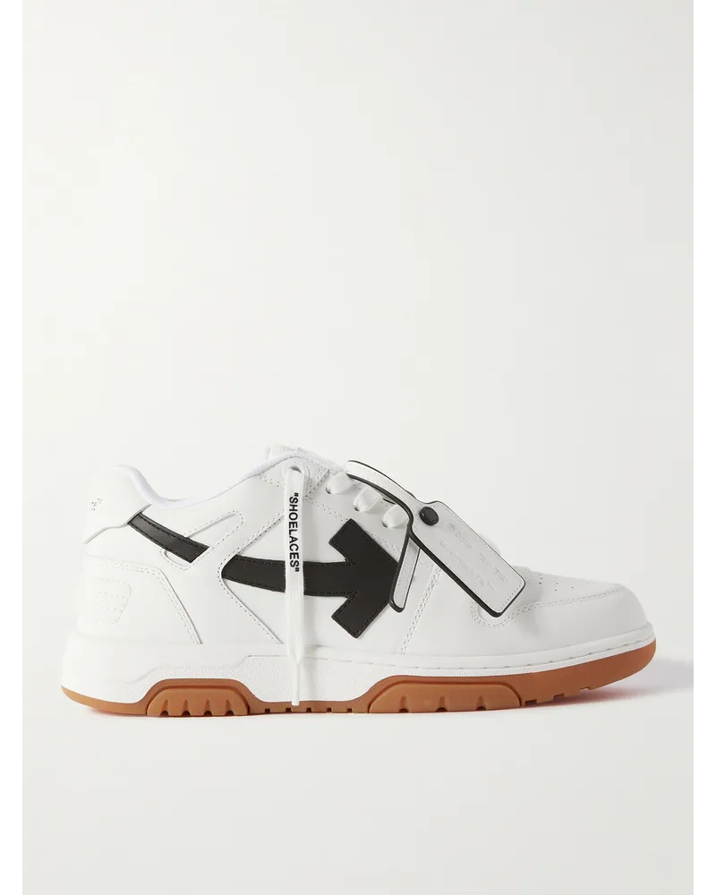 OFF-WHITE Sneakers in pelle Out of Office Bianco
