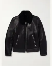 Tom Ford Bomber in shearling Nero