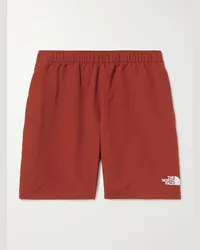 The North Face Shorts a gamba dritta in shell con logo Rosso