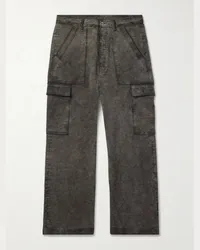 DRKSHDW by Rick Owens Pantaloni cargo in fustagno di cotone Grigio