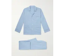 Cotton and Cashmere-Blend Pyjama Set