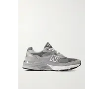 New Balance Sneakers in camoscio, pelle e mesh MIUSA 993 Grigio