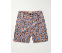 Shorts da pigiama in popeline di cotone stampato Ledbury 69
