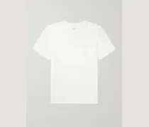 T-shirt in jersey di cotone fiammato Classic Flame
