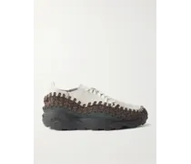 Sneakers in fettuccia intrecciata e camoscio Air Footscape