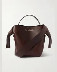 Acne Studios Borsa a tracolla in pelle Musubi Mini Marrone