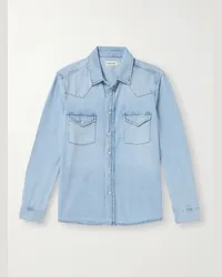 Frame Denim Camicia stile western in denim Blu