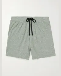 James Perse Shorts in jersey di cotone tinti in capo con coulisse Grigio