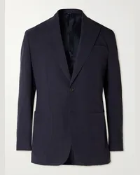 Thom Sweeney Giacca destrutturata in lino Blu