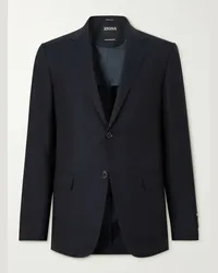 Ermenegildo Zegna Blazer in misto lana Blu