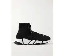 Balenciaga Sneakers in maglia stretch Speed 2.0 Nero