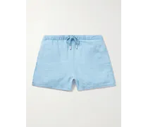 Shorts slim-fit in lino con coulisse Barry