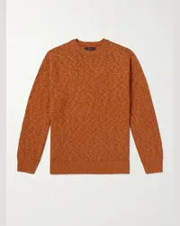 Beams Plus Pullover in misto cotone Arancione