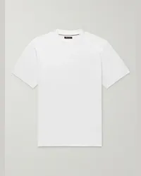 Loro Piana T-shirt in jersey di cotone Bianco