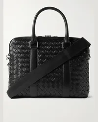 Bottega Veneta Borsa da lavoro in pelle Intrecciato Nero