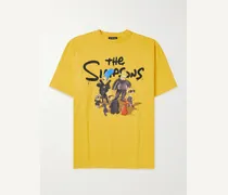 The Simpsons T-shirt oversize in jersey di misto cotone stampato