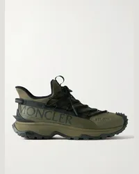 Moncler Sneakers in ripstop e gomma con logo Trailgrip Lite2 Verde