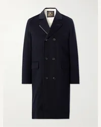 Loro Piana Cappotto doppiopetto in cashmere Winton Blu