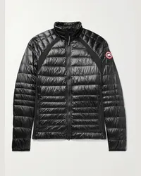 Canada Goose Piumino slim-fit in nylon ripstop trapuntato HyBridge Lite Nero