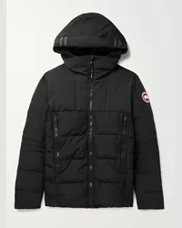 Canada Goose Piumino in nylon trapuntato con cappuccio HyBridge Nero