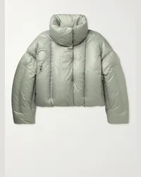 Moncler Dingyun Zhang Aloby Oversized Quilted Shell Hooded Down Jacket Grigio