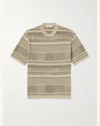 MR P. T-shirt in cotone jacquard Neutri