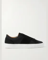 MR P. Sneakers in tela con finiture in camoscio Alec Nero