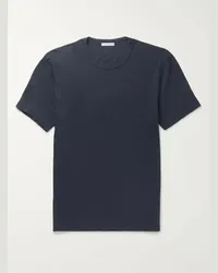 James Perse T-shirt in jersey di cotone Blu