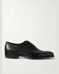 George Cleverley Scarpe Oxford in pelle Merlin Nero