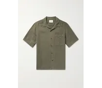 Camicia in misto lino e lyocell TENCEL™ con colletto convertibile Julio 5028