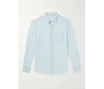 Camicia in lino con collo button-down Ivy
