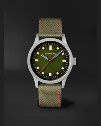 BWD Orologio automatico 39 mm in titanio con cinturino in tela B80 Adventure, n. rif. B80 - ADV - GRN Verde