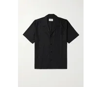 Camicia da pigiama in popeline di lyocell TENCEL™ con colletto convertibile