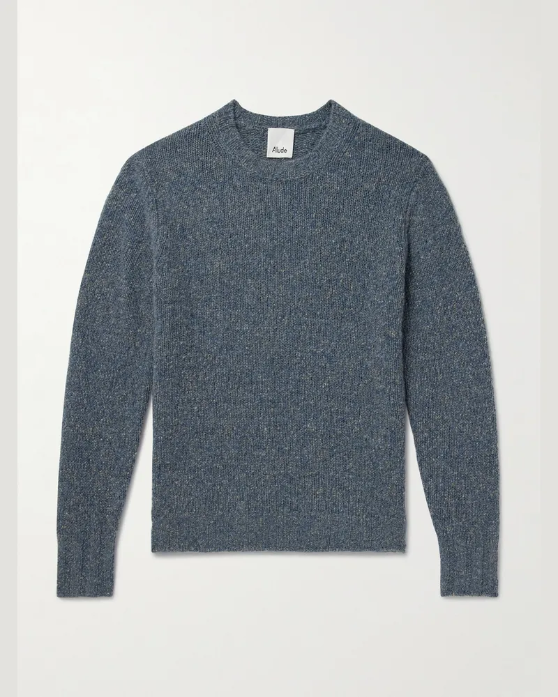 ALLUDE Pullover in cashmere Blu