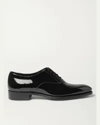 Kingsman George Cleverley Scarpe Oxford di vernice Nero