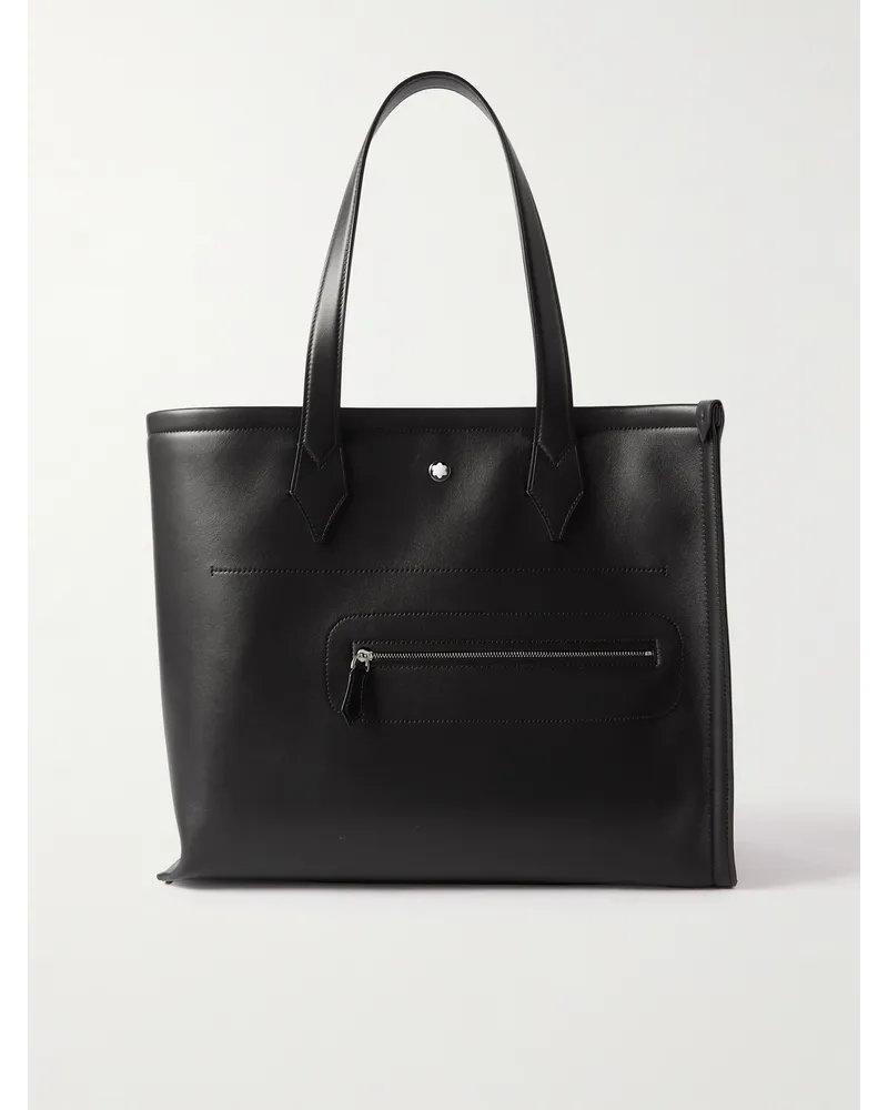 Montblanc Tote bag in pelle Nero