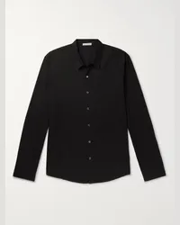 James Perse Camicia in cotone Standard Nero