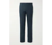 Pantaloni slim-fit in lino