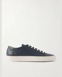 Common Projects Sneakers in pelle pieno fiore Original Achilles Blu