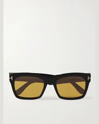 Tom Ford Occhiali da sole in acetato con montatura quadrata Nico Nero