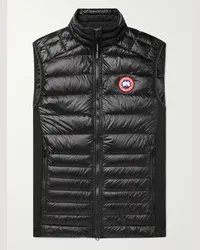 Canada Goose Piumino smanicato slim-fit in shell trapuntato Hybridge Lite Nero