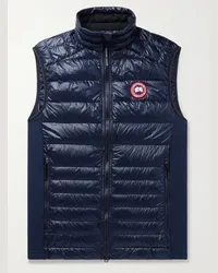 Canada Goose Piumino smanicato slim-fit in shell trapuntato Hybridge Lite Blu